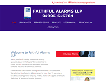 Tablet Screenshot of faithfulalarms.co.uk